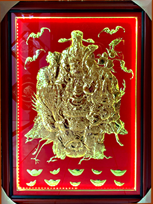 Khánh vàng phật bà 10| khanhvangngocmy.com
