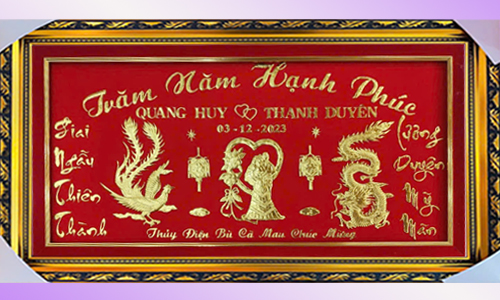 Khánh vàng đám cưới 40| khanhvangngocmy.com