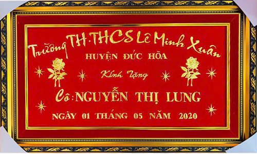Khánh vàng chữ theo yêu cầu khách 24| khanhvangngocmy.com